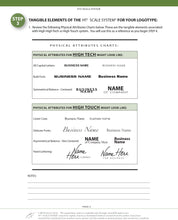 Load image into Gallery viewer, LOGO - 4 Simple Steps to Create a Strategic "LOGO in a PINCH" Worksheet Guide