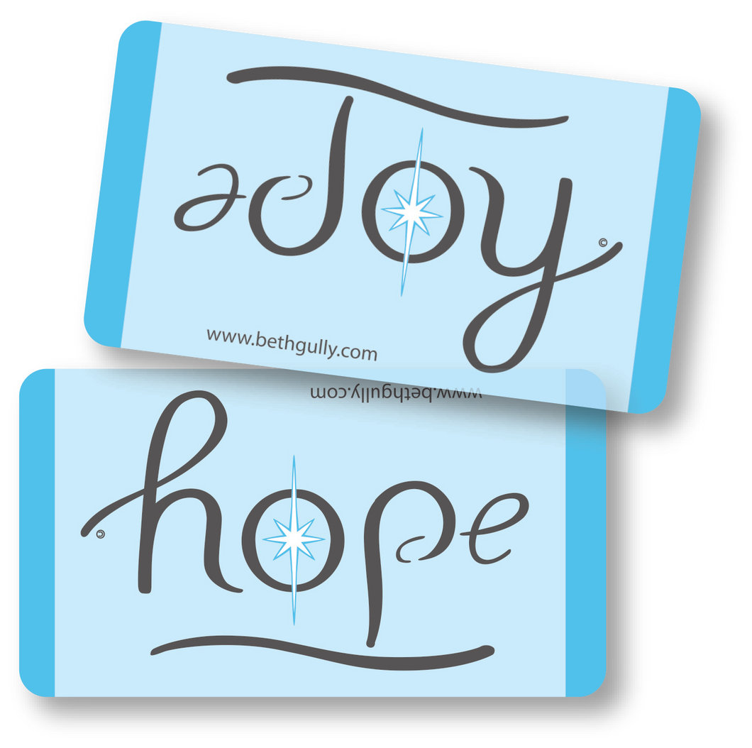 Wallet Cards - HOPE / JOY (Set of 10)