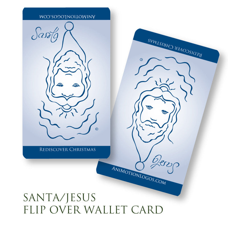 Wallet Cards - Santa Jesus - Set of 10